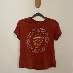 The Rolling Stones Red Short Sleeve Tee